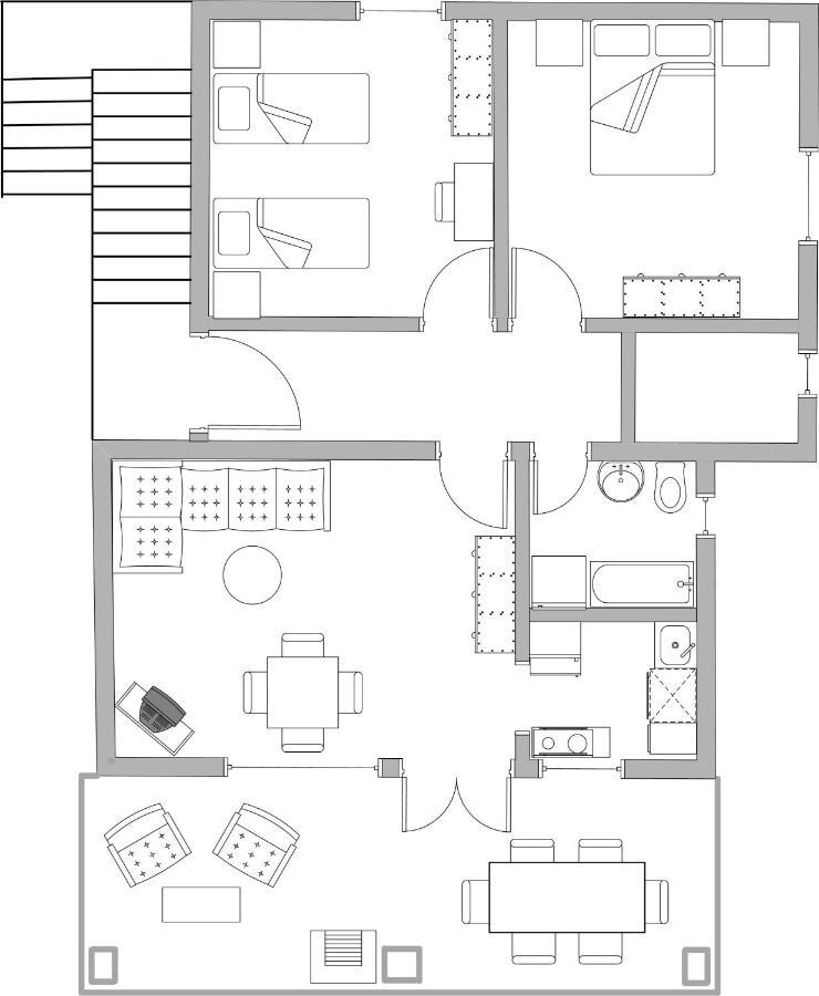 Armstrong Apartments - Kornjaca Orebić Εξωτερικό φωτογραφία